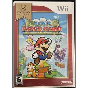 Super Paper Mario (Nintendo Wii, 2007) - CIB, Complete w/ manual, Tested